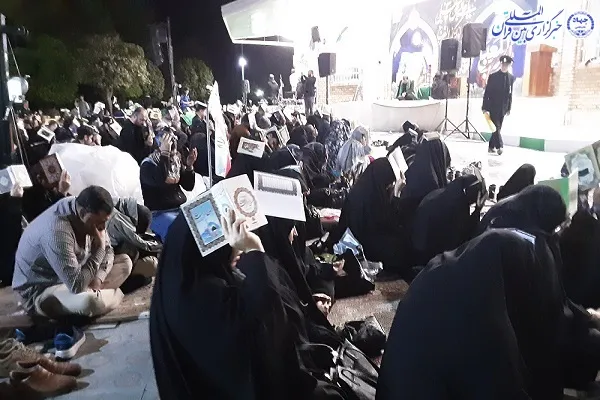 آیین لیالی شب قدر در آستان مقدس امام زاده ابراهیم بابلسر