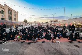 تعویض پرچم حسینیه اعظم زنجان‎‎