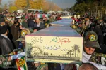 مراسم استقبال مردم شیراز از شهدای گمنام