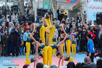 تجمع بزرگ منتظران ظهور هم‌زمان با شب نیمه‌شعبان در ملایر