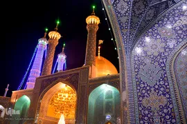  حرم مطهر و نورانی کریمه اهل بیت(ع)، حضرت فاطمه معصومه(س) در شهر مقدس قم