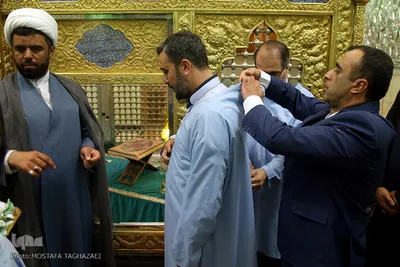 مراسم غبارروبی حرم مطهر امامزاده حسن حسنی(ع)