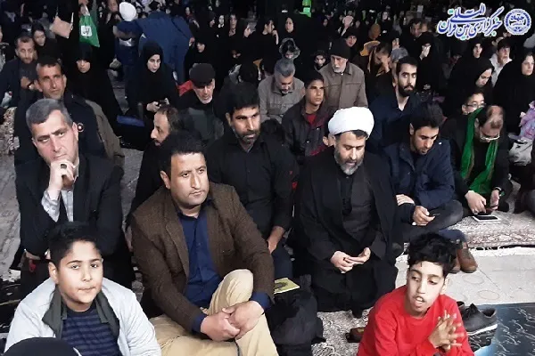آیین لیالی شب قدر در آستان مقدس امام زاده ابراهیم بابلسر