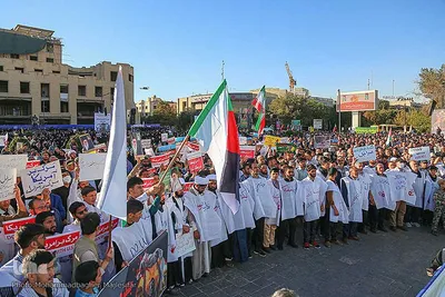 اجتماع ضدصهیونیستی مردم اصفهان در میدان امام حسین(ع)