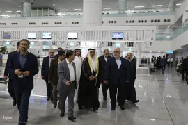 بدرقه نخستین گروه از زائران حج عمره در سال ۱۴۰۳