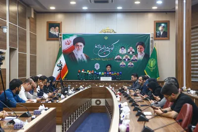 نشست خبری مراسم بزرگداشت شهدای خدمت