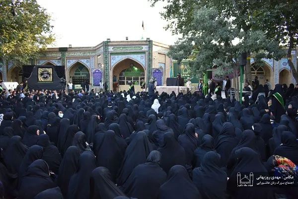 اجتماع بزرگ زنان عاشورایی در آستان مقدس امامزاده سیده ملک خاتون (س)