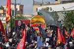 مراسم تشییع پیکر مطهر سردار شهید اسکندری در روز عاشورای حسینی‎‎