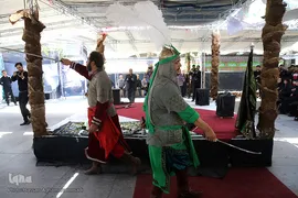 تعزیه در سبزه میدان بازار تهران