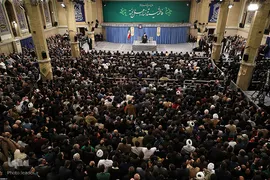 دیدار مداحان اهل‌بیت علیهم‌السلام با رهبر انقلاب