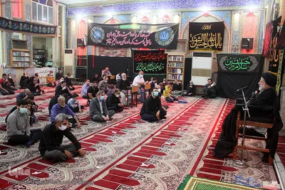  مراسم عزاداری رحلت پیامبر اکرم (ص) و شهادت امام حسن مجتبی(ع) در مسجد آیت‌الله شفیعی اهواز