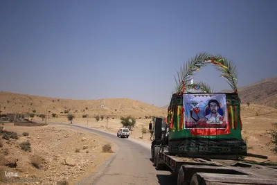 جابه‌جایی مزار شهید جواد رضایی در کازرون