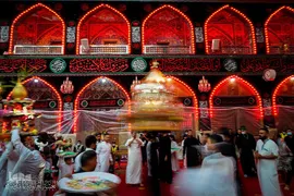 عزاداری شب تاسوعا در کربلای معلی