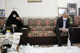مادر شهید، مجاهد مبارزه با کرونا