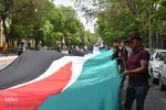 پرچم 200 متری فلسطین در تبریز
