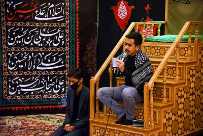 هیئت دانش آموزی‎ در حرم مطهر سید میر محمد (ع)