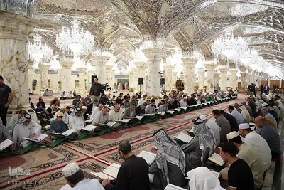 جزءخوانی قرآن در آستان علوی