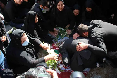تشییع و خاکسپاری شهید «عادل قاسم‌زاده» در شهرستان اهر