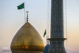 آیین تعویض پرچم سیدالکریم در شب ولادت آن حضرت