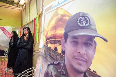 اولین سالگرد تدفین شهدای گمنام در دانشگاه پیام نور اهواز