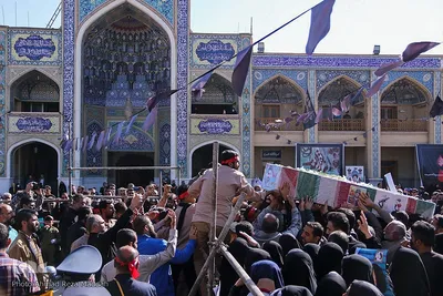 مراسم تشییع پیکر مطهر شهید مدافع حرم، سردار «داوود جعفری»
