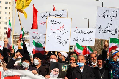 راهپیمایی حمایت از مردم مظلوم یمن در زنجان‎‎