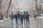آشتی اصفهان با برف