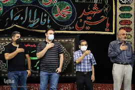 مراسم عزاداری شب سوم ماه محرم در عباسیه اهواز