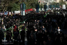 آیین پیاده‌روی جاماندگان اربعین حسینی در تهران(۲)
