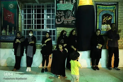 مراسم سینه‌زنی بوشهری در مسجد امام سجاد(ع) اهواز