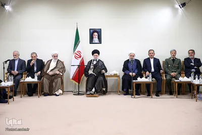 دیدار رئیس‌جمهور و اعضای هیئت دولت با رهبر معظم انقلاب