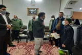 عکس | دیدار فرمانده ناحیه مقاومت بسیج سپاه زاهدان با خانواده شهدا