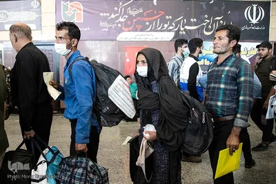 بازگشت زائران اربعین از مرز شلمچه