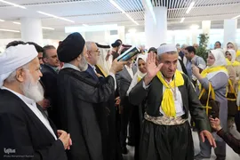 بدرقه نخستین گروه از زائران حج عمره در سال ۱۴۰۳