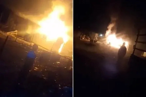 شهرک‌نشینان صهیونیست یک مسجد را در کرانه باختری آتش زدند