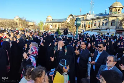 جشن مردم همدان در حمایت از اقدامات سپاه پاسداران‎