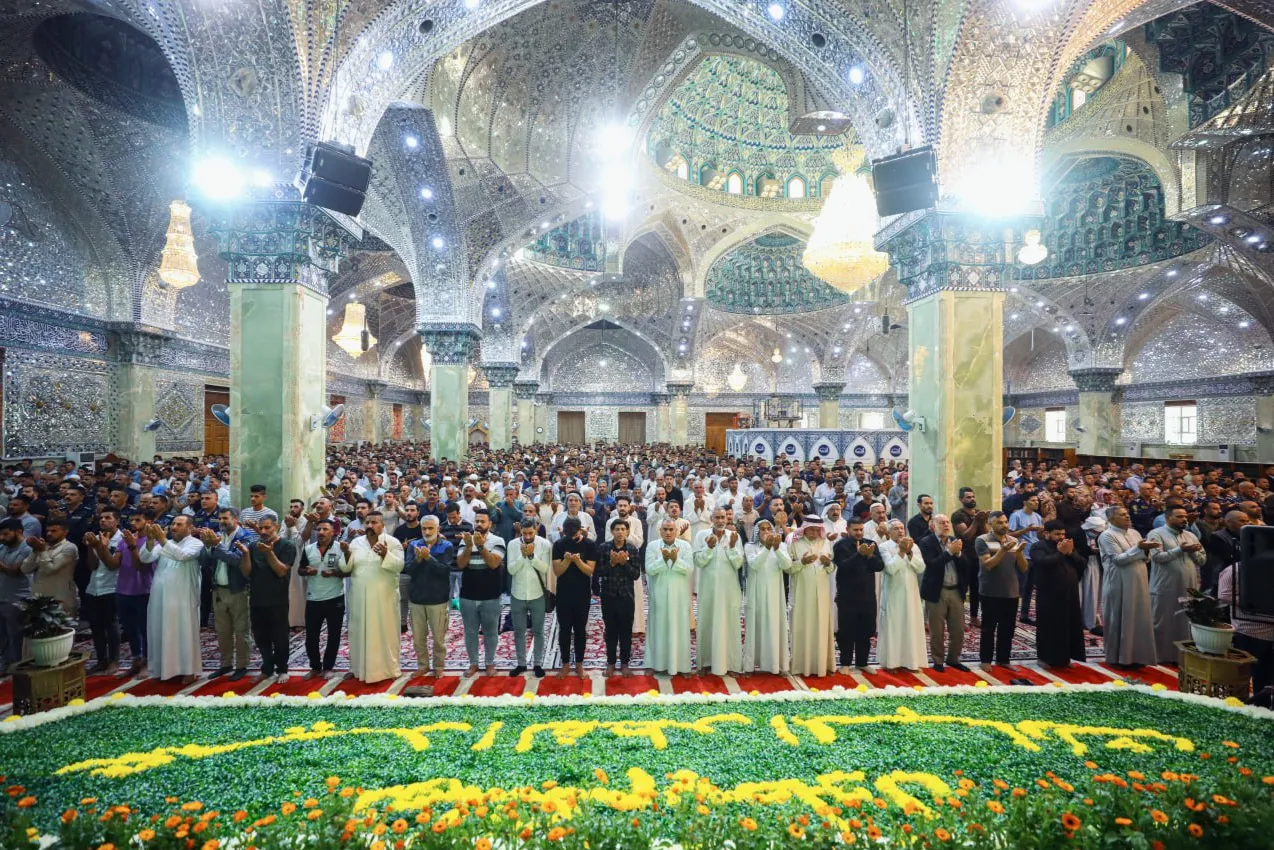 په بین الحرمین کې دنیکمرغه اخترد لمانځه  په زړه پورې منظره(فلم انځورونه)