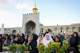 آیین سنتی «اذن عزا» در حرم مطهر امام رضا(ع)
