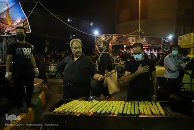 مراسم شام غریبان در شهرک شهید بهشتی - مشهد
