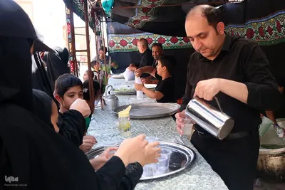 عزاداری هیئت های مذهبی در محله پنبه کاران یزد‎