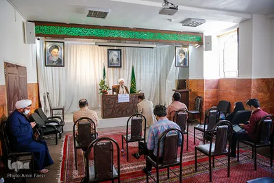 مراسم تجلیل از خبرنگاران توسط حوزه علمیه منصوریه