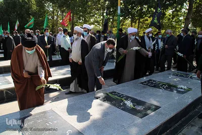 گلباران مزار شهدا در اهر