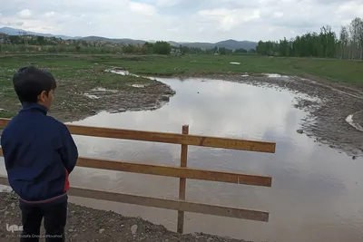 طبیعت بهاری رودخانه اهرچای در شهرستان اهر