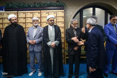 مراسم یادبود شهید دکتر علی لاریجانی در مسجد بلال رسانه ملی
