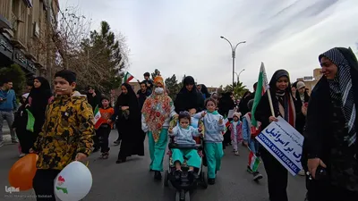 مراسم راهپیمایی ۲۲ بهمن در کاشان