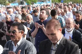 اقامه نماز عید فطر در محله بهرود