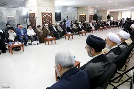 دیدار با نمایندگان مراجع تقلید درمکه