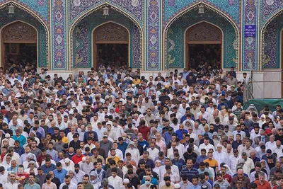 اقامه نماز عید سعید فطر در آستان مقدس کاظمیه