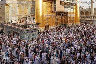 مراسم نماز عید سعید فطر در حرم امیرالمومنین (علیه السلام)