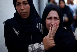 Gazans Bury Martyrs after Israeli Bloodshed
